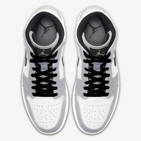 Air Jordan 1 Mid Light Smoke Grey 554724-092 Release Info | SneakerNews.com