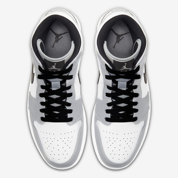 Air Jordan 1 Mid Light Smoke Grey 554724-092 Release Info | SneakerNews.com