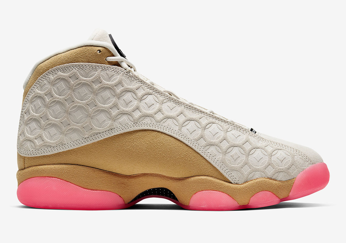 jordan 13 tan and pink