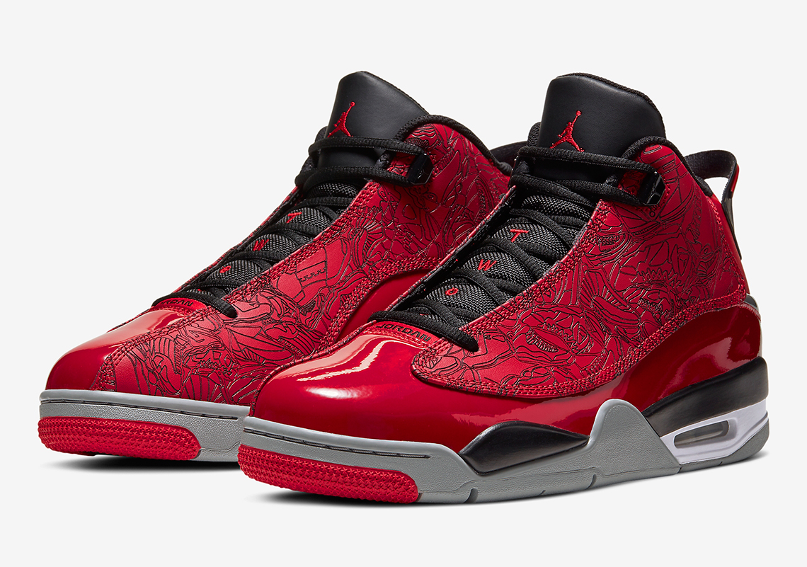 Jordan Dub Zero Red Black Grey 311046 