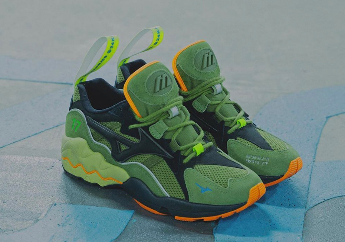 24 kilates x mizuno wave rider 1