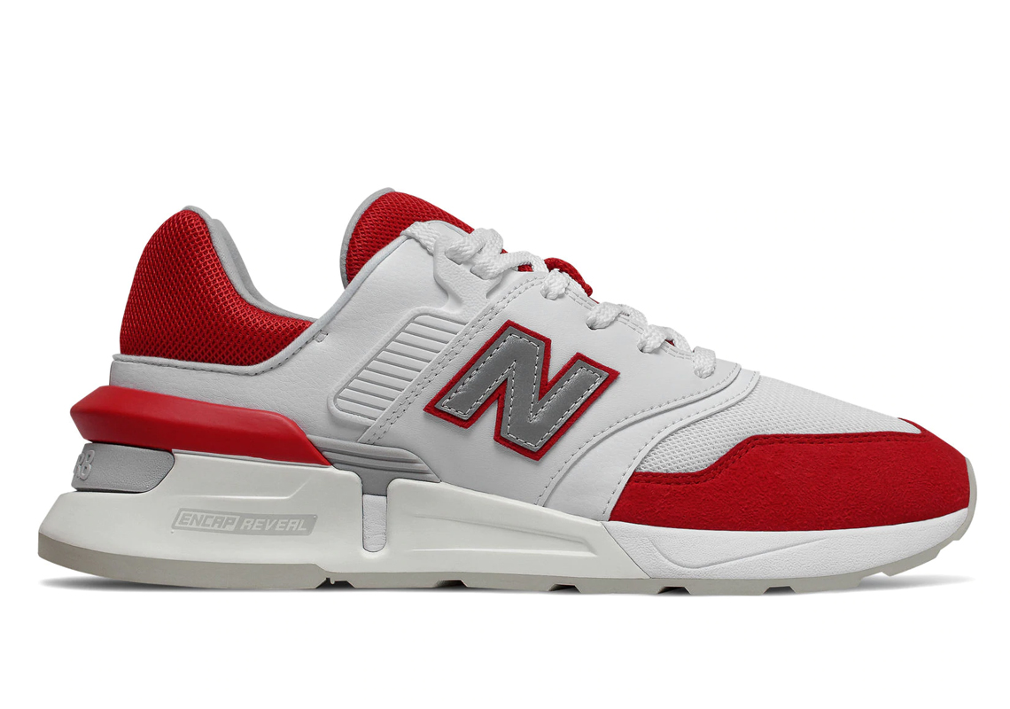 new balance red white