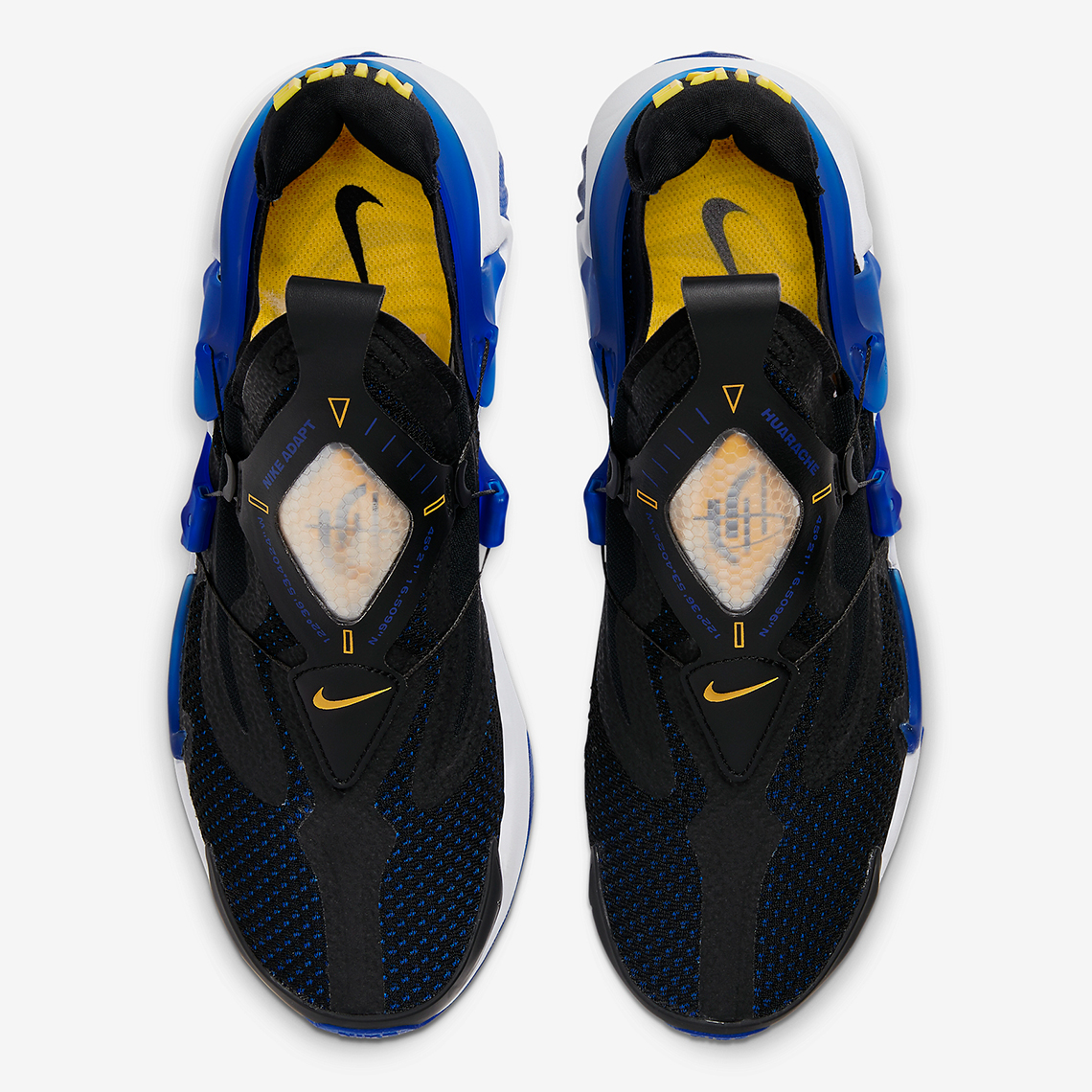 Nike Adapt Huarache Black Racer Blue Bv6397 002 5