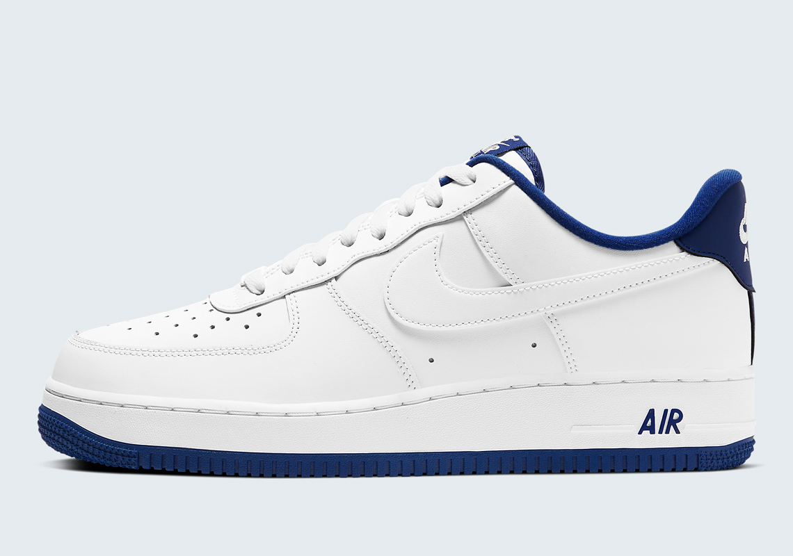 nike air force 1 low blue and white