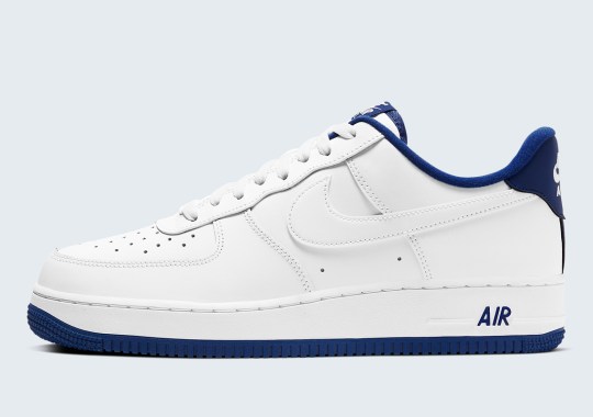 Nike Gives The Classic Air Force 1 Low A Clean White And Navy Option