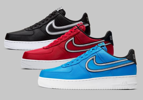 Nike’s Hoops-Themed Air Force 1 “Reverse Stitch” Pack Is Arriving Soon