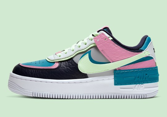 Nike Adds Contrasting Colors To The Layered Look Of The Nike Air Force 1 Shadow