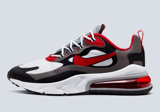 The Nike Air Max 270 React Arrives In Iron Grey And University Red
