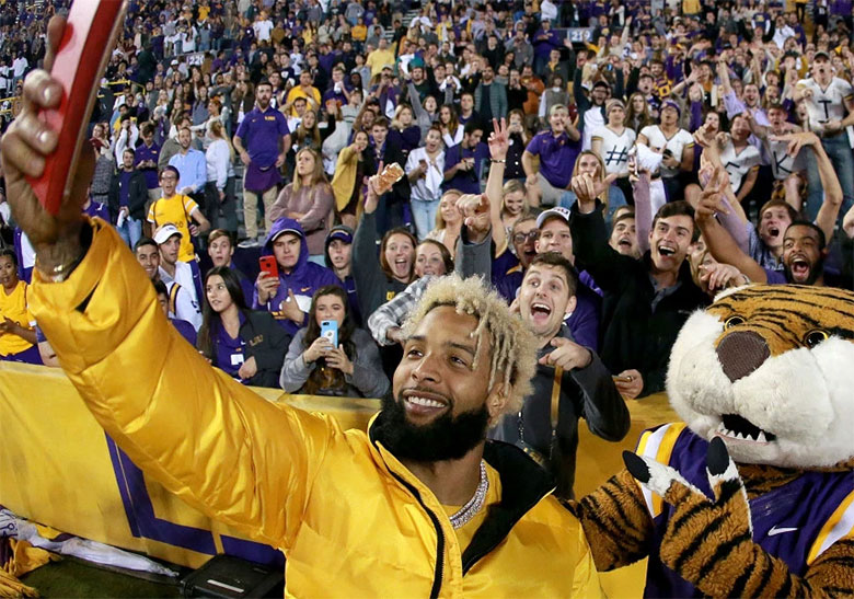 OBJ Reveals LSU Colorway Of His Nike Nike Dance Pants Junior Girls