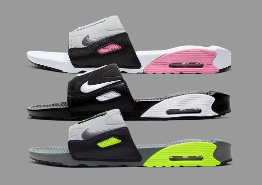 Nike Releases An Air Max 90 Slide In Three Colorways