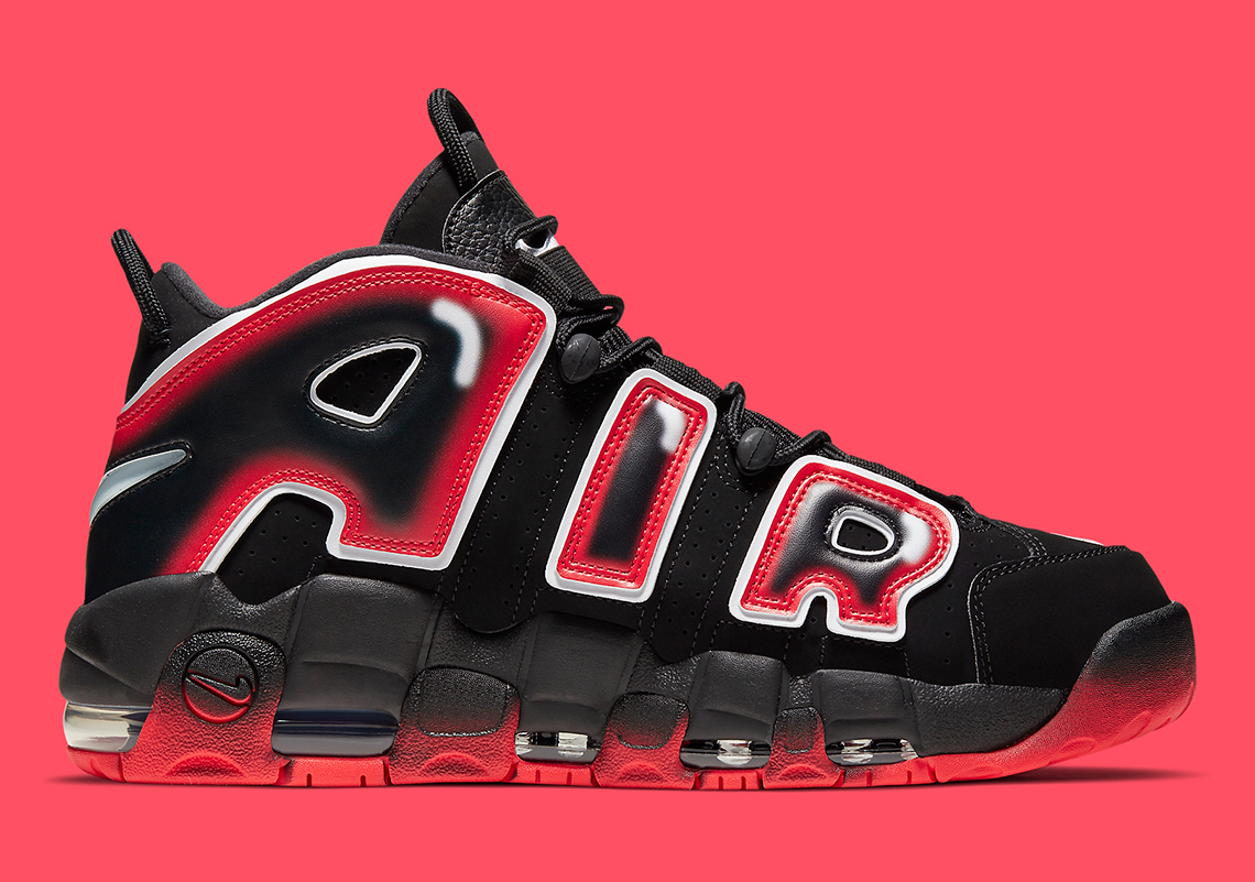 nike uptempo crimson