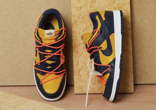 Where To Buy The Off-White x Nike Dunk Low “Michigan”