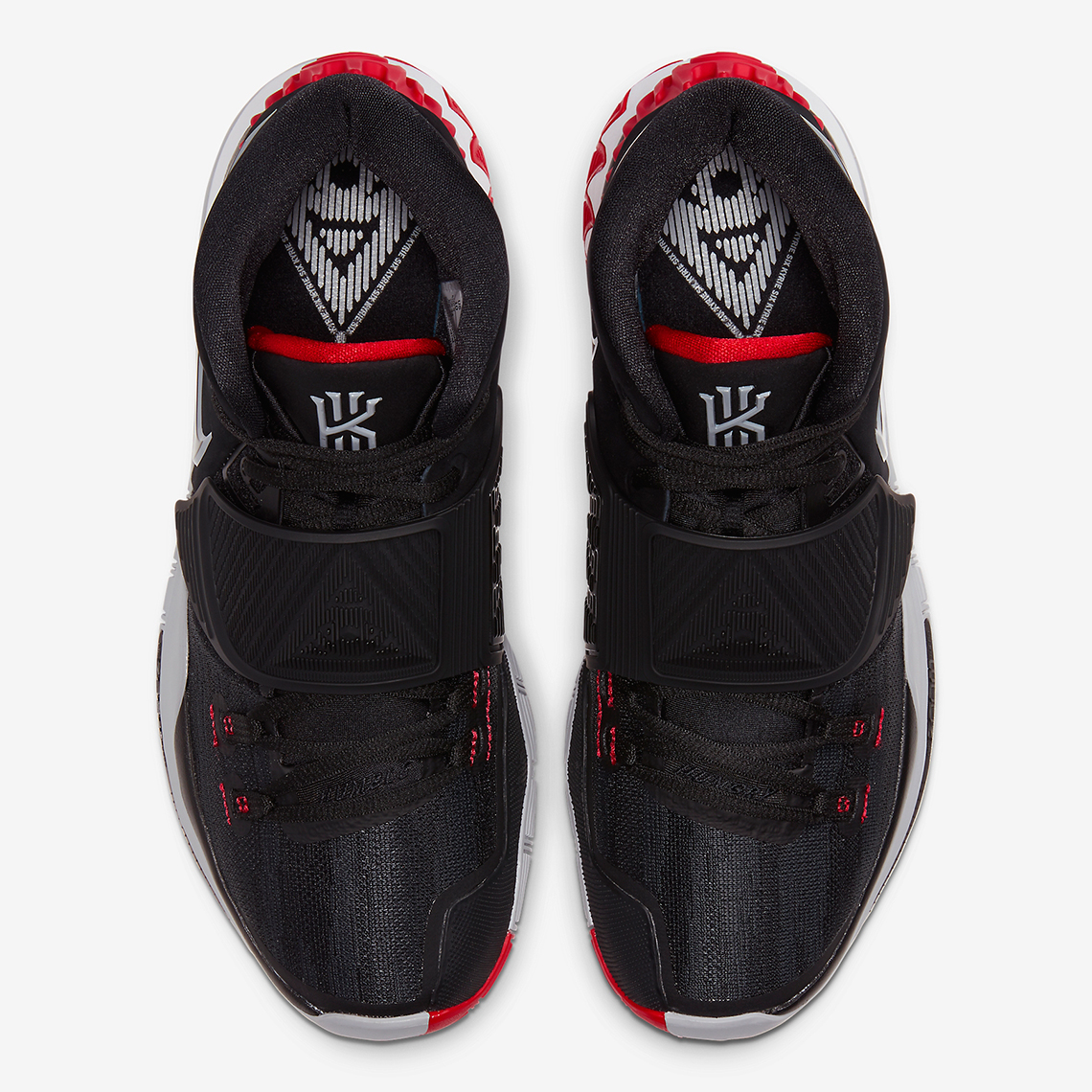 Nike Kyrie 6 Black University Red Bq4630 002 3