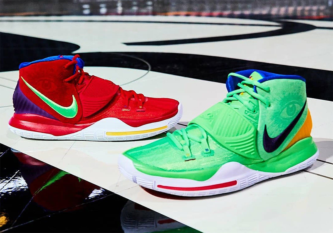 kyrie 4 red and green