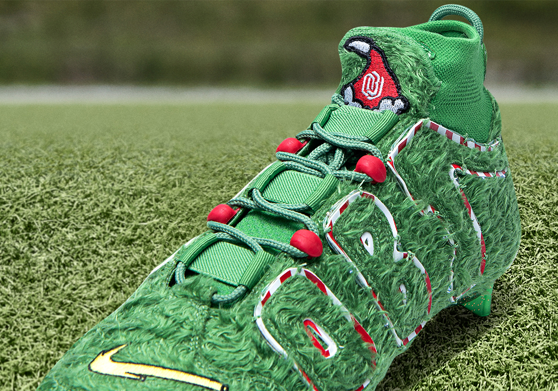 Odell Beckham Jr. Celebrates The Holiday With Grinch Inspired Nike Cleats