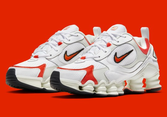 The All-New Nike Shox Nova For Women Arrives In White And Red