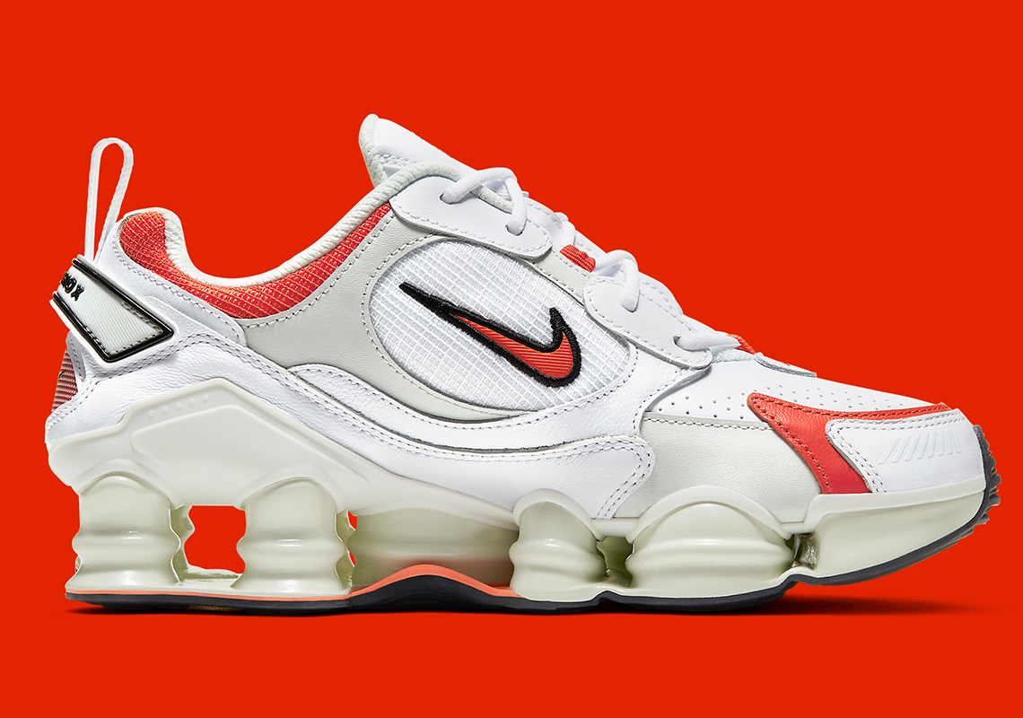 Nike Shox Nova White Red AT8046-101 | SneakerNews.com