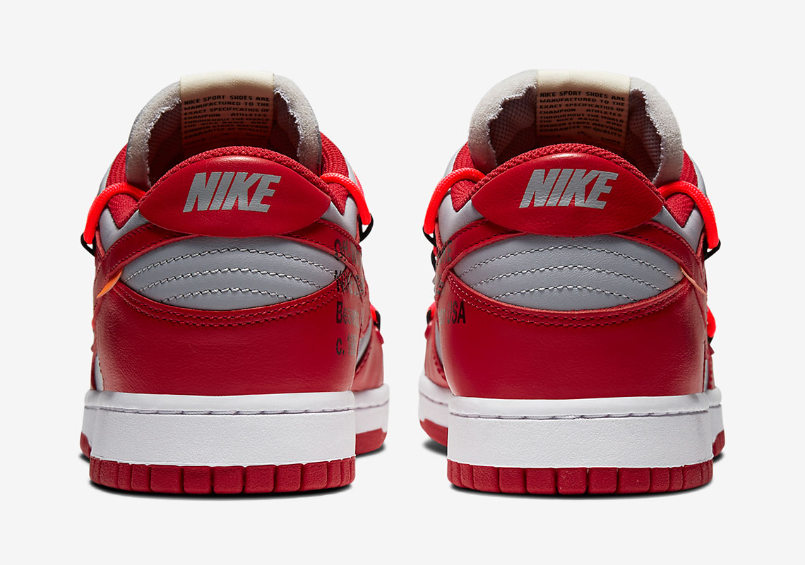 Off White Nike Dunk Low Unlv Ct0856 600 Official Images 3