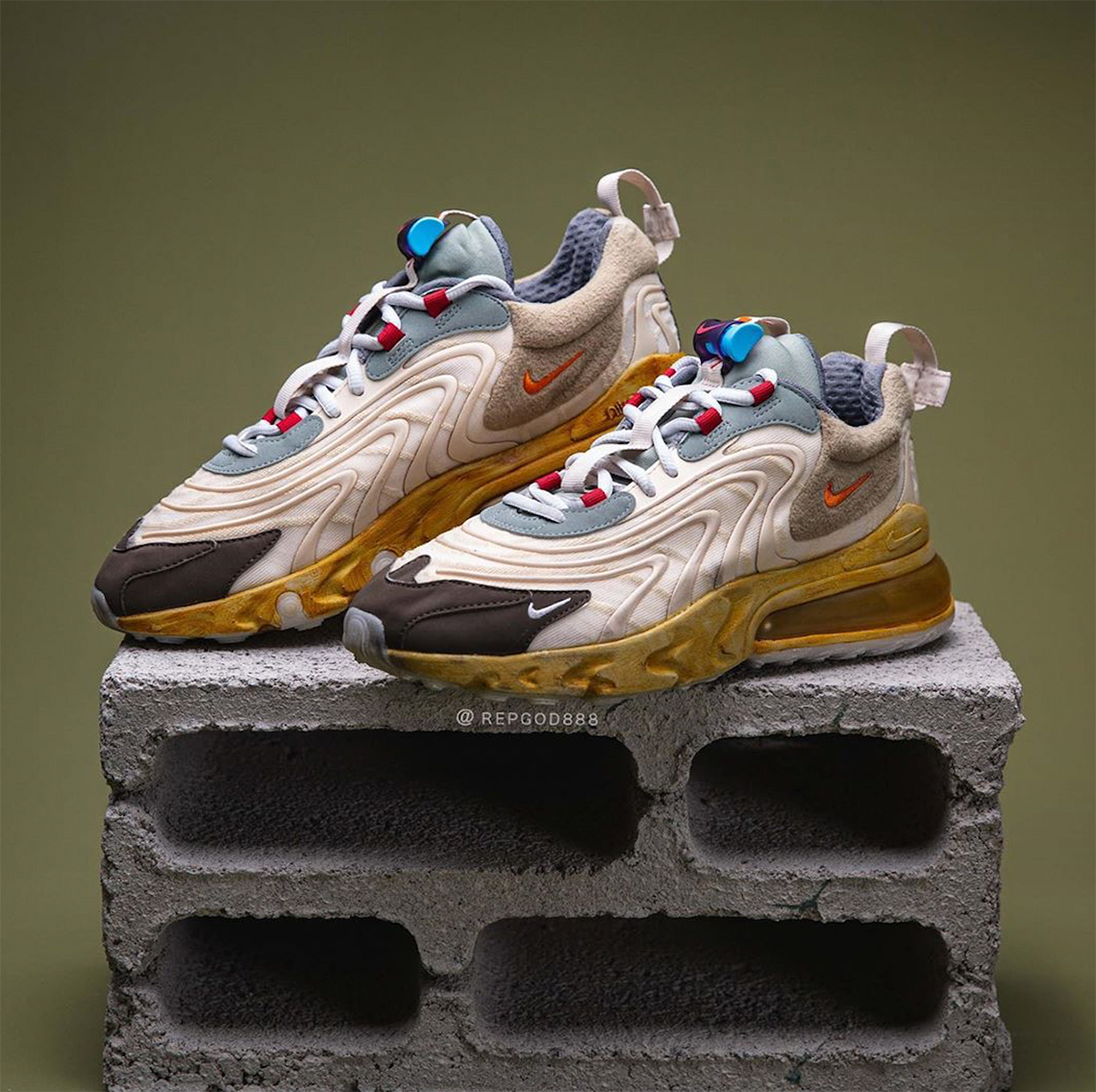 Travis Scott Nike Air Max 270 React CT2864-200 Release Info ...