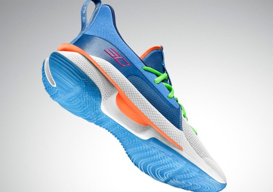 Steph Curry Continues The UA Curry 7 Collaborations With NERF’s Super Soaker