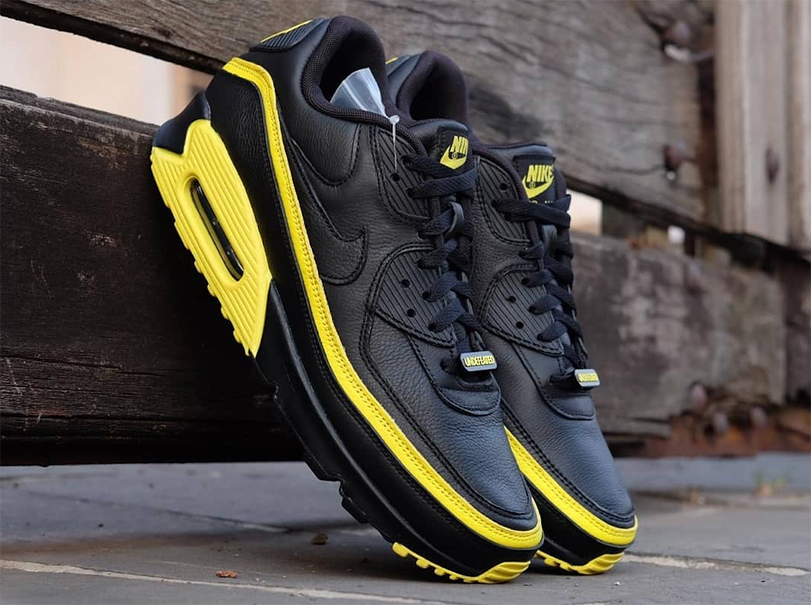 air max 90 undefeated on feet