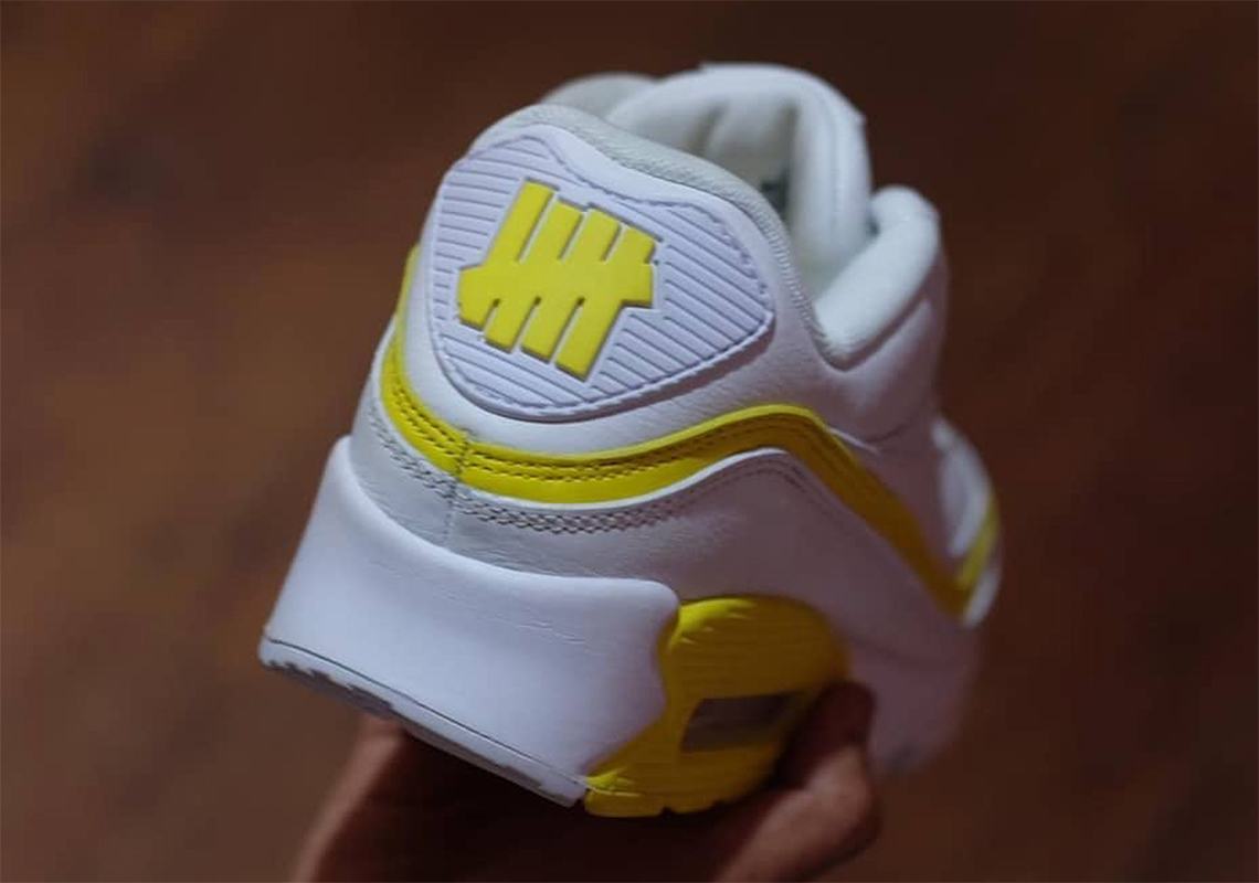 Undefeated Nike Air Max 90 Optic Yellow White Cj7197 101 3