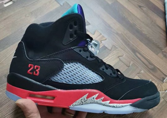 Best Look Yet At The Air Jordan 5 “Top 3”