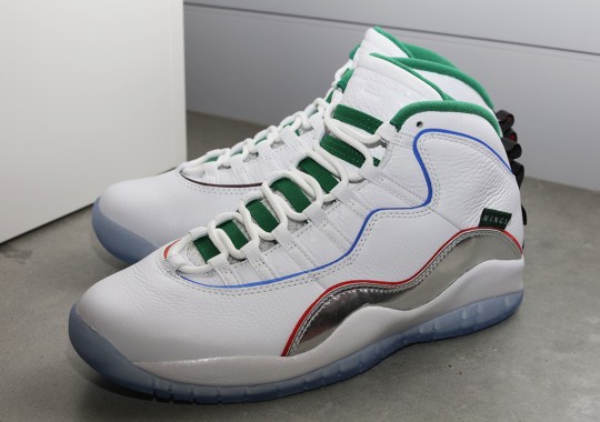The Air Jordan 10 “WINGS” Of The 8X8 Collection Features Colors Of The Chicago Transit Line