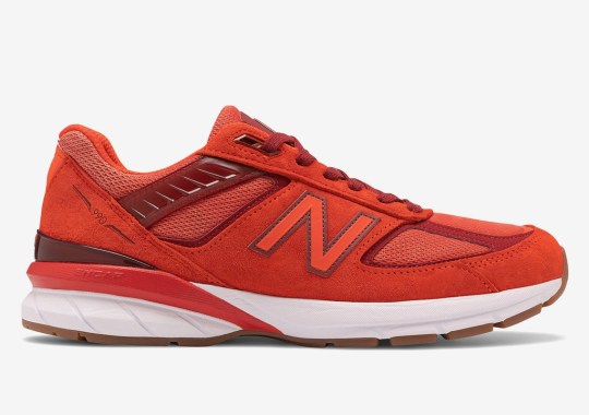 The New Balance 990v5 Appears In Molten Lava