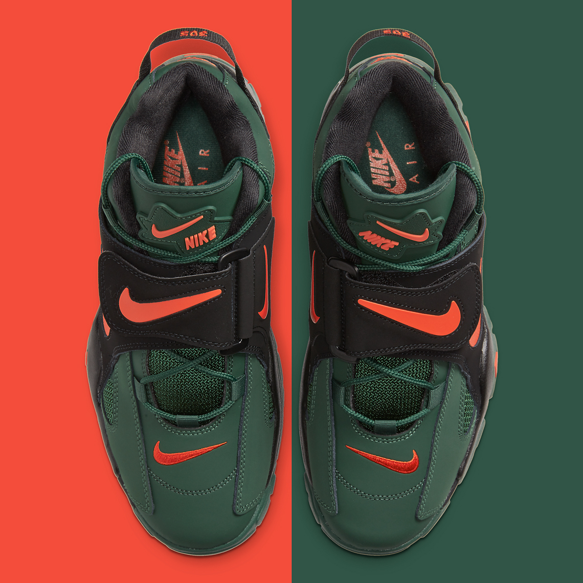 nike air barrage miami hurricanes