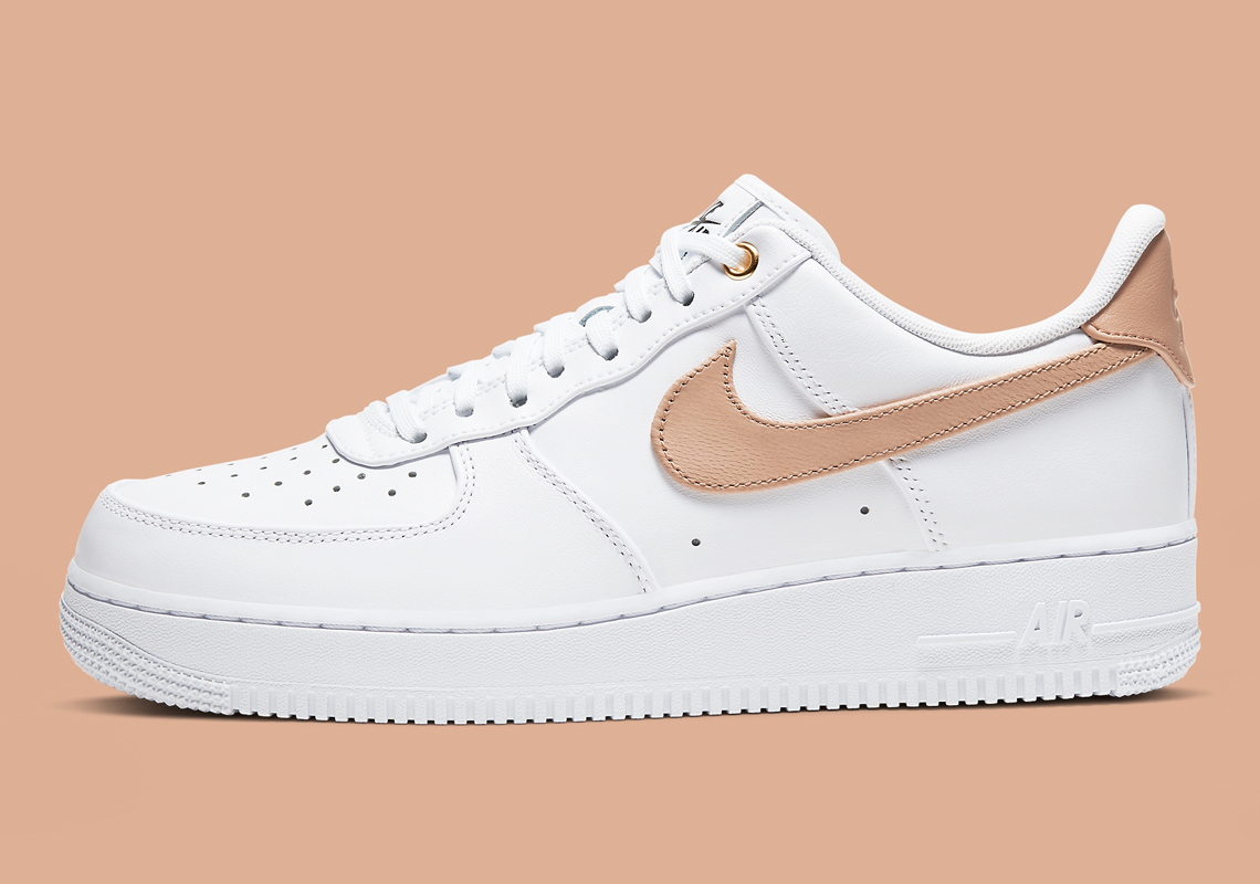 nike air force 1 white and tan