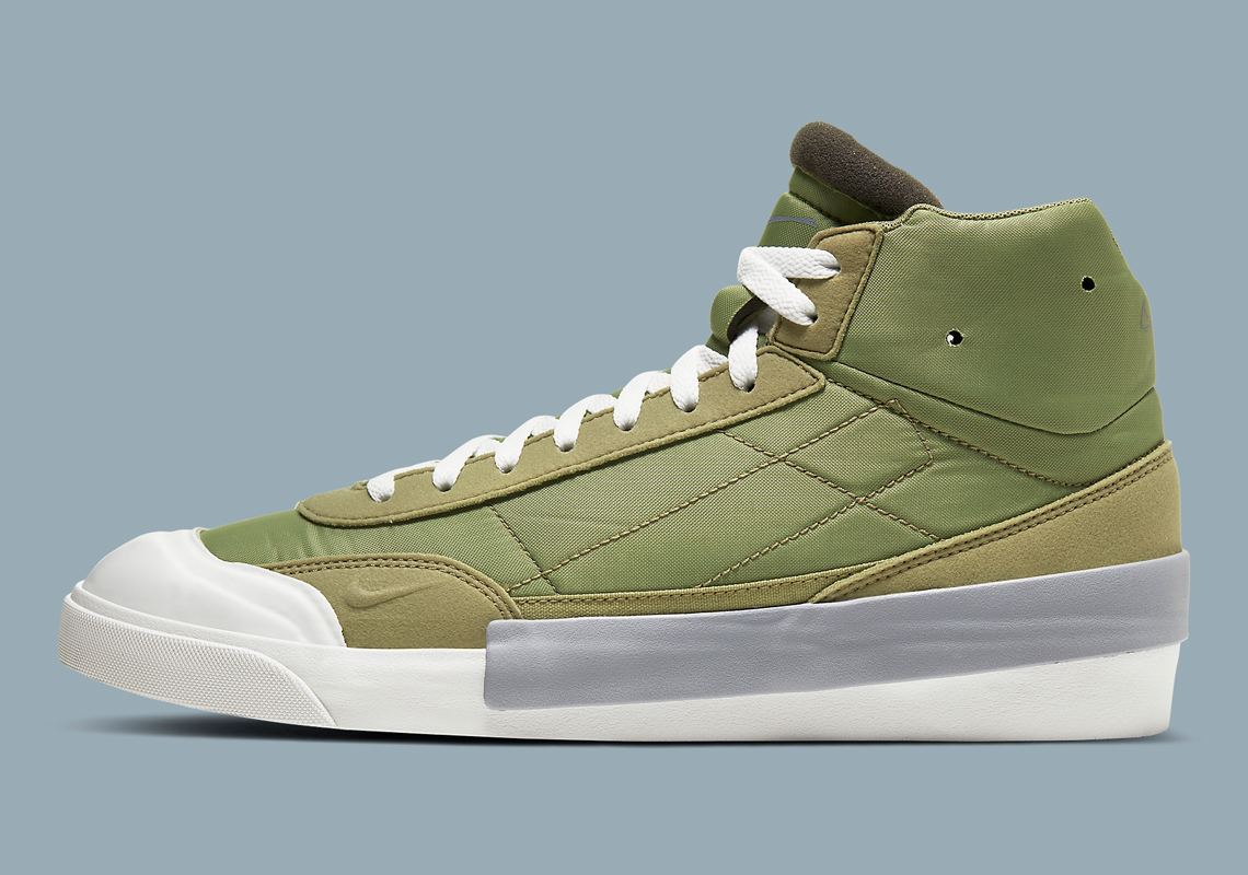 The Nike Drop Type Mid LX Releases In “Dusty Olive”