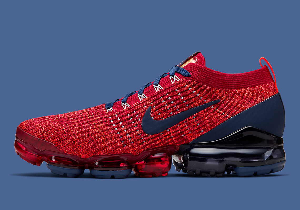 nike vapormax flyknit red