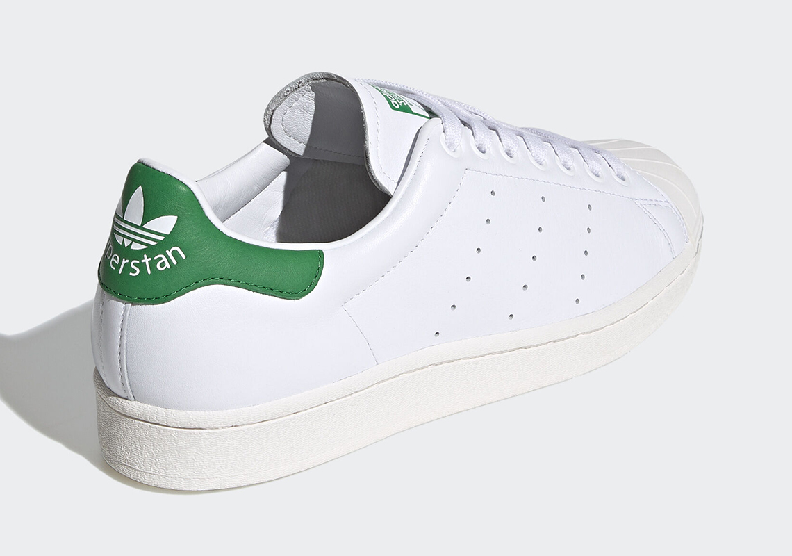 Adidas Superstan White Green Fw9328 5