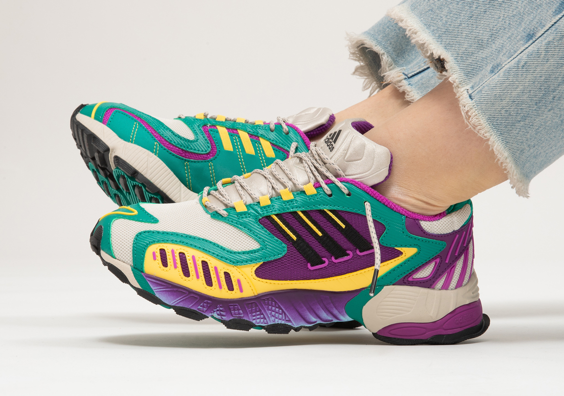 adidas Adds A Multi-Colored Mix To This Women's Torsion TRDC