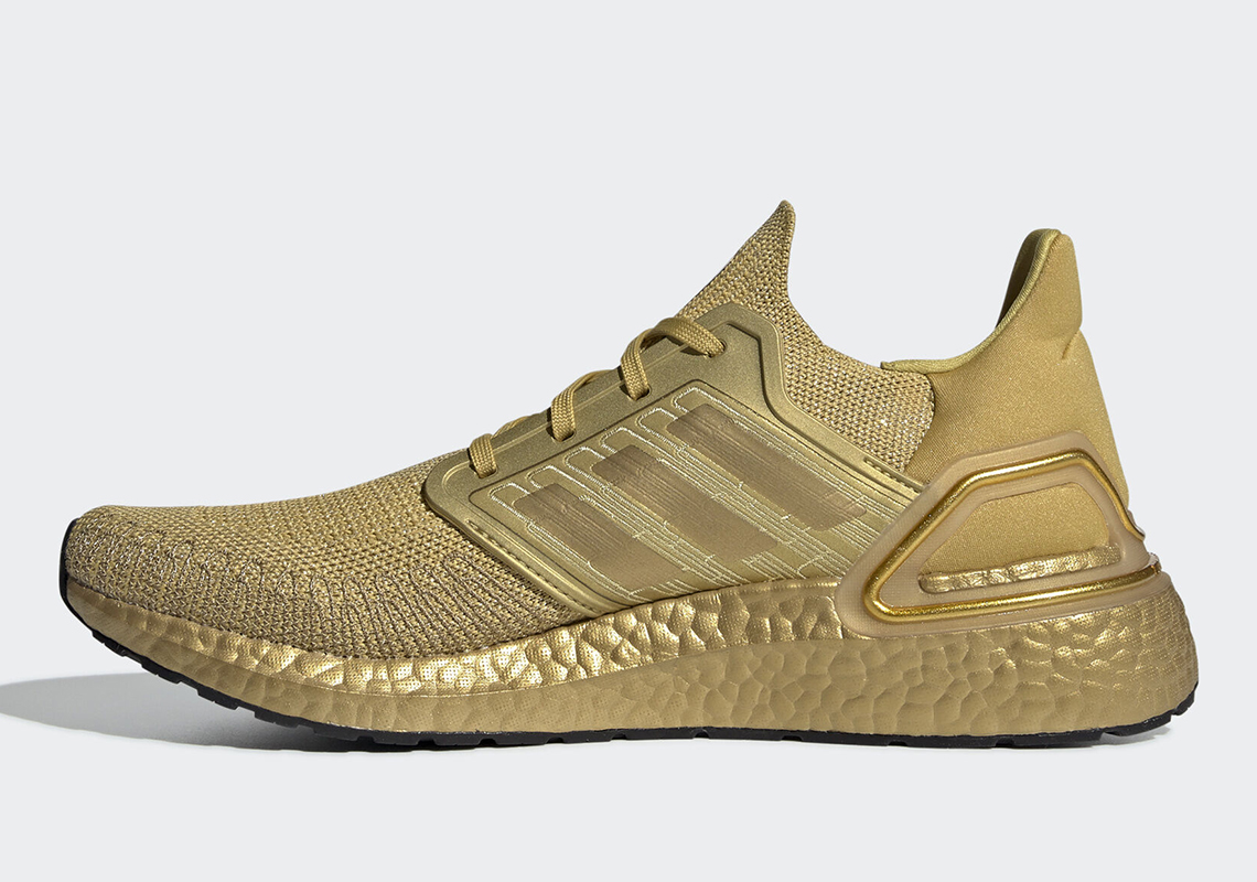 sample Asser Tick adidas Ultra Boost 20 Gold EG1343 Release Info | SneakerNews.com