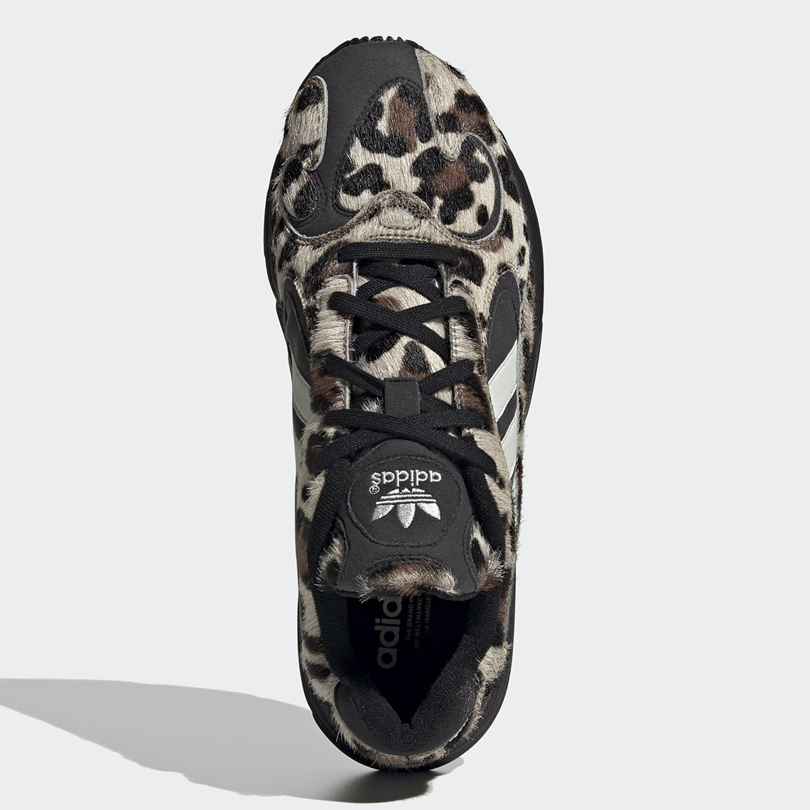 adidas originals yung 1 trainers in leopard