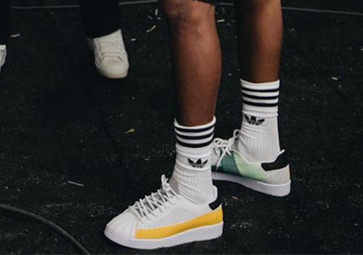 Pharrell adidas Superstar Green Yellow 
