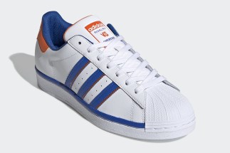 adidas Superstar Rivalry White Blue Orange FV2807 | SneakerNews.com
