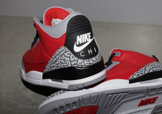 Air Jordan 3 “Varsity Red” With NIKE CHI Logo Will Release Exclusively In Chicago