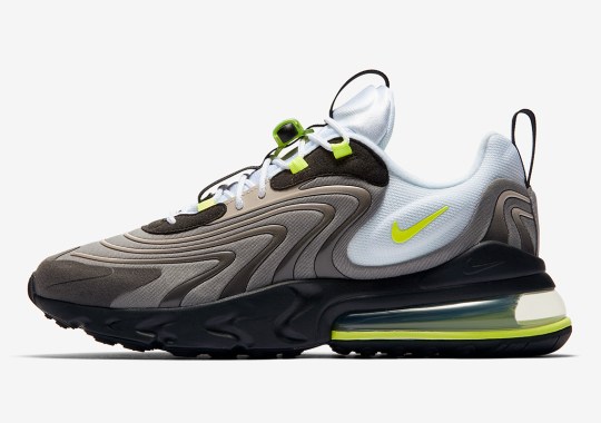 The Nike Air Max 270 React ENG Adapts The Air Max 95’s Neon Colorway