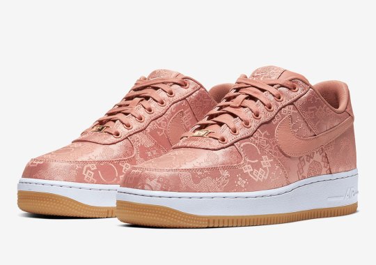 CLOT x Nike Air Force 1 “Rose Gold Silk” Release Info Revealed