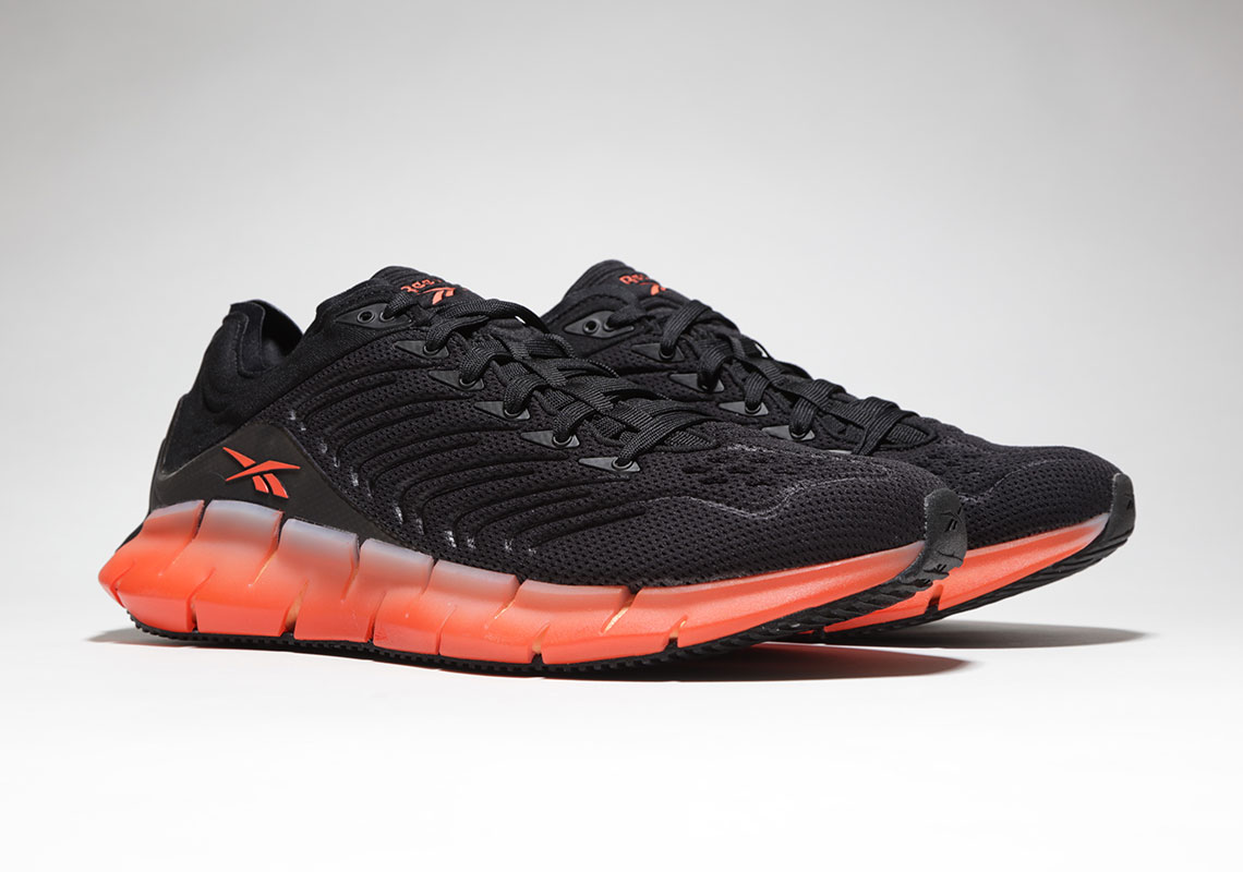 reebok black orange shoes