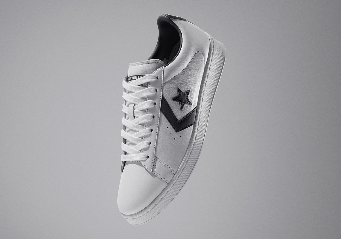 Converse Pro Leather Low White Black All Star