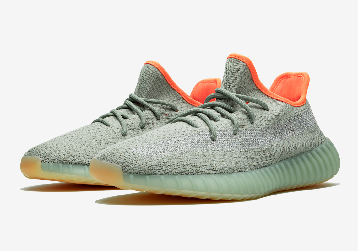 Your Best Look Yet At The adidas Yeezy Boost 350 v2 “Desert Sage”