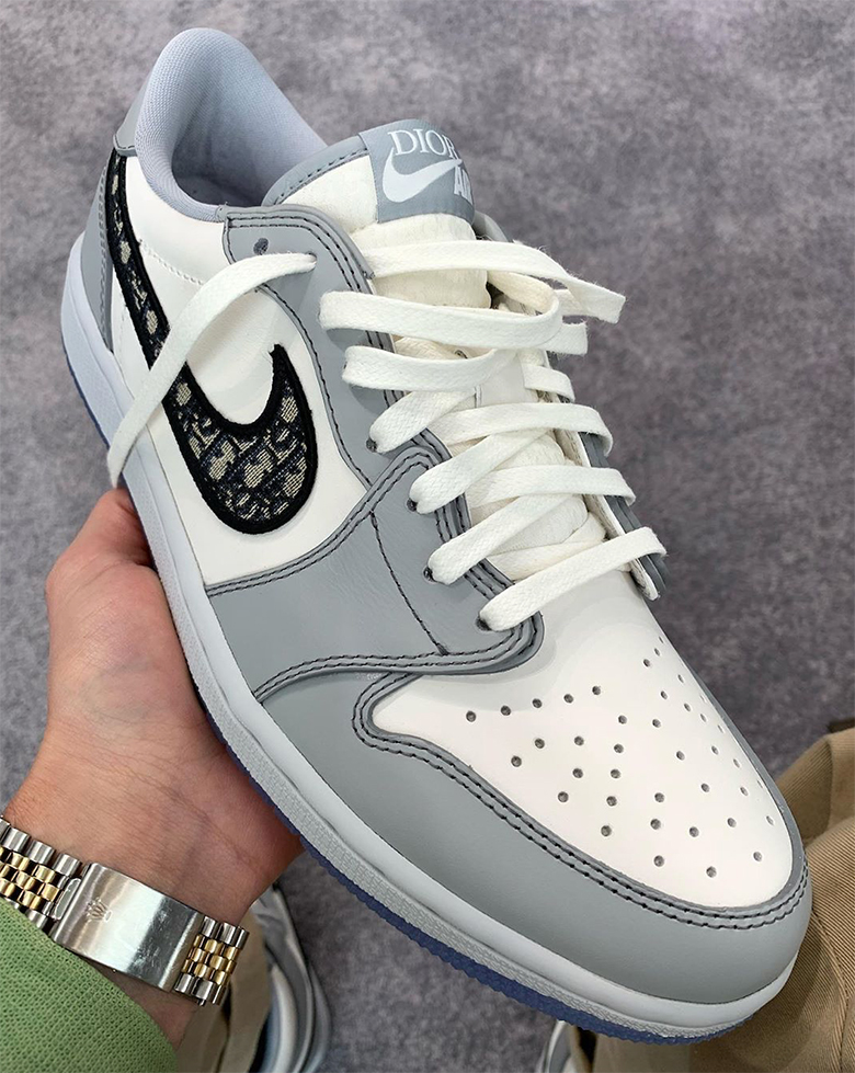 Giày Nike Air Jordan 1 Retro Low Dior Like Auth rep 11  Roll Sneaker