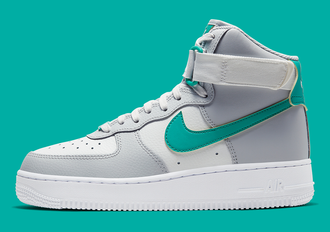 Nike Air Force 1 High Grey Green 334031 