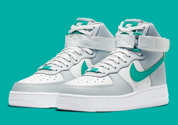 Nike Air Force 1 High Grey Green 334031-015 | SneakerNews.com