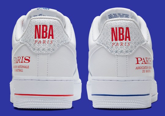 This Nike Air Force 1 Commemorates The Upcoming NBA Game In Paris