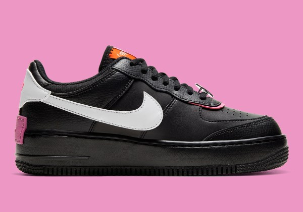 Nike Air Force 1 Shadow Black Pink CU4743-001 |SneakerNews.com